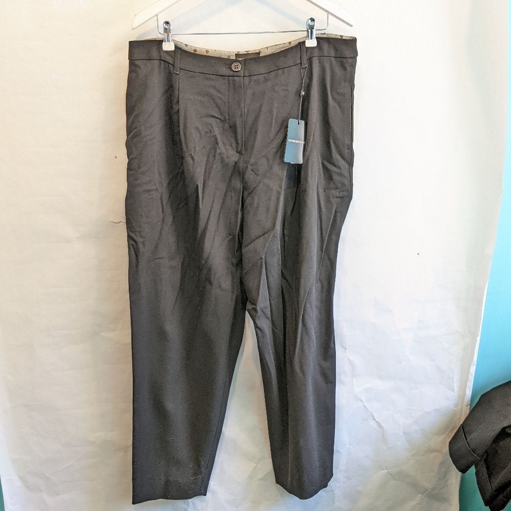 EMPORIO ARMANI wool blend pants size 16(52) BNWT